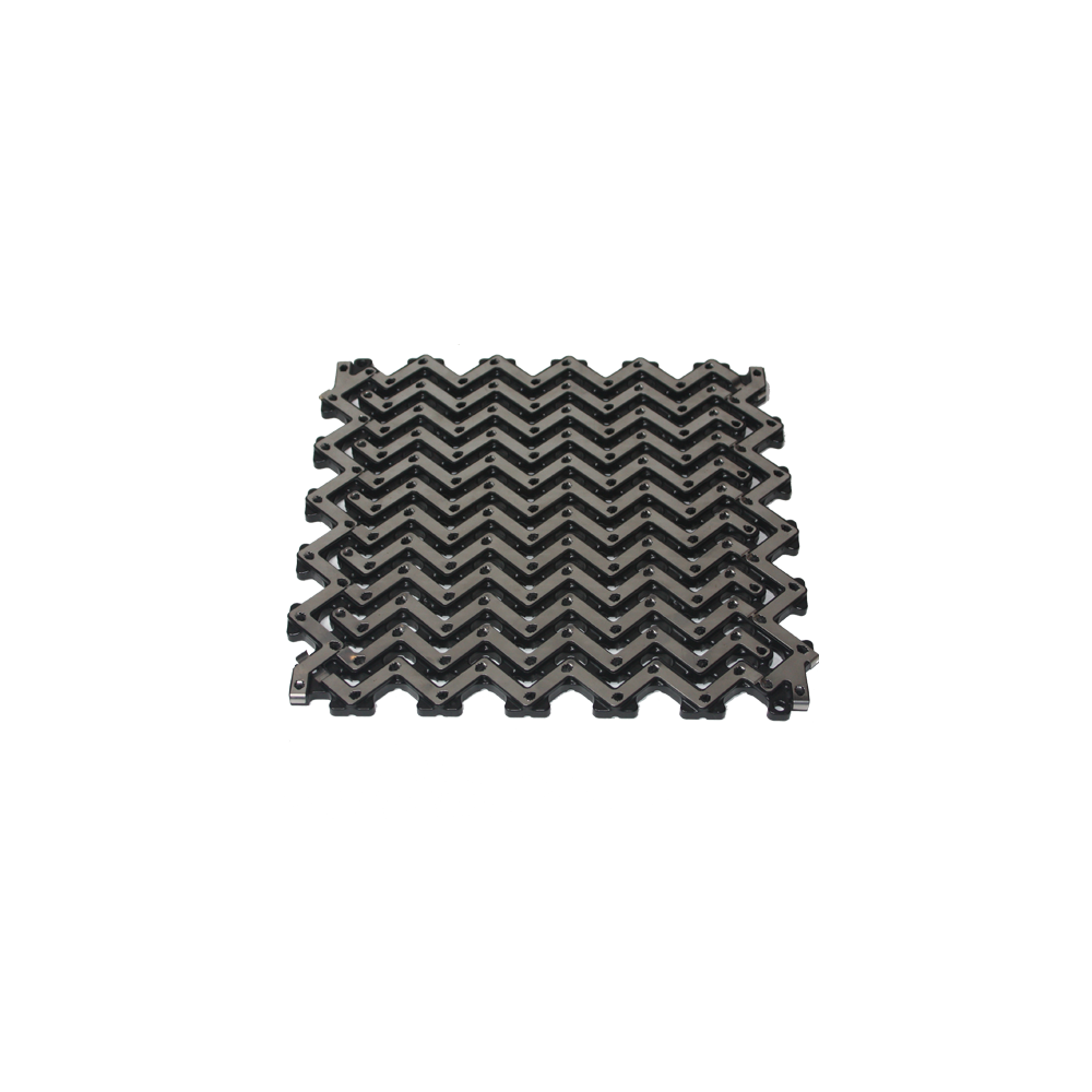 RatMat interlocking steel tiles without border, designed for rodent prevention.