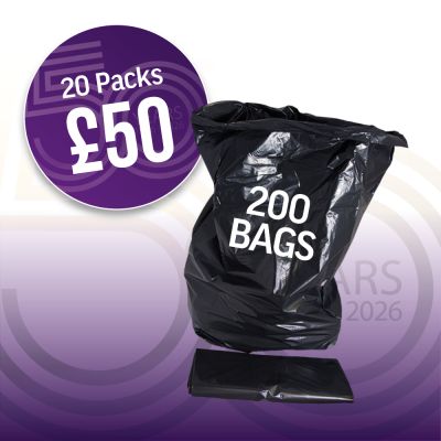 Black Compactor Sacks