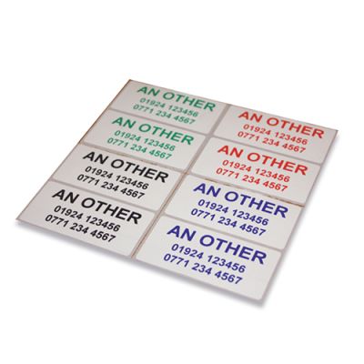 Personalised Labels No.7