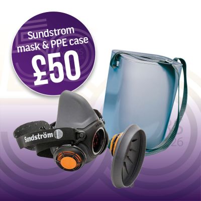 Sundstrom Half Mask Respirator + PPE Carry Case