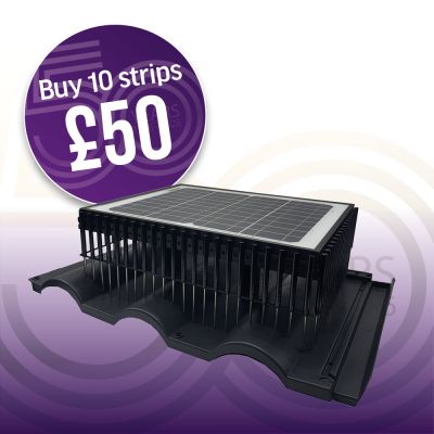 Stixx 106 Black - 49cm strip - each
