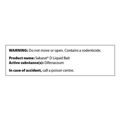 Sakarat® D Liquid Bait - Killgerm Chemicals Ltd