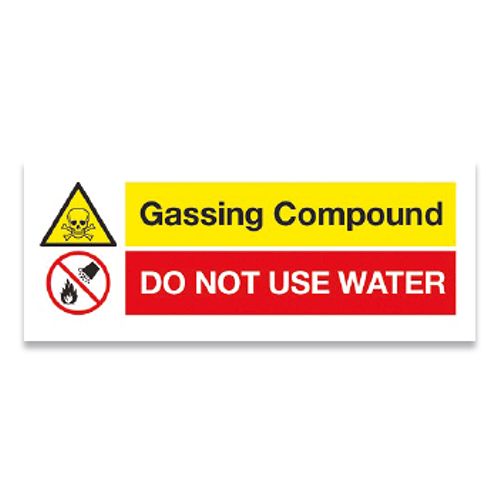 Gassing Compound Label