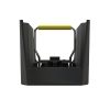 Front view of the AF Trap Base and Snap-e Mouse Trap, featuring the internal ramp for seamless mouse entry and efficient trapping.