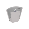 Rear view of the Sunburst LED fly catcher in white, showing power cable and mounting option.